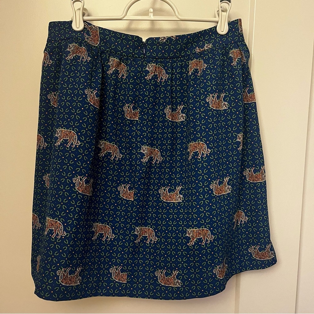 Jcrew mercantile tiger print skirt - Picture 4 of 6